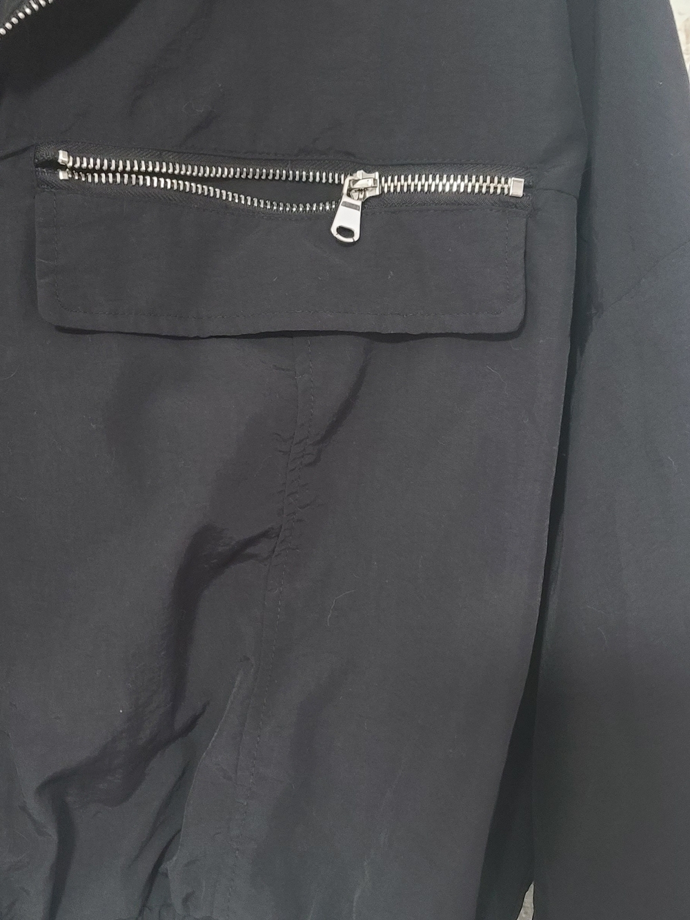 FASHION NOVA Black Zip-Front Cropped Jacket - Picture 5 of 11